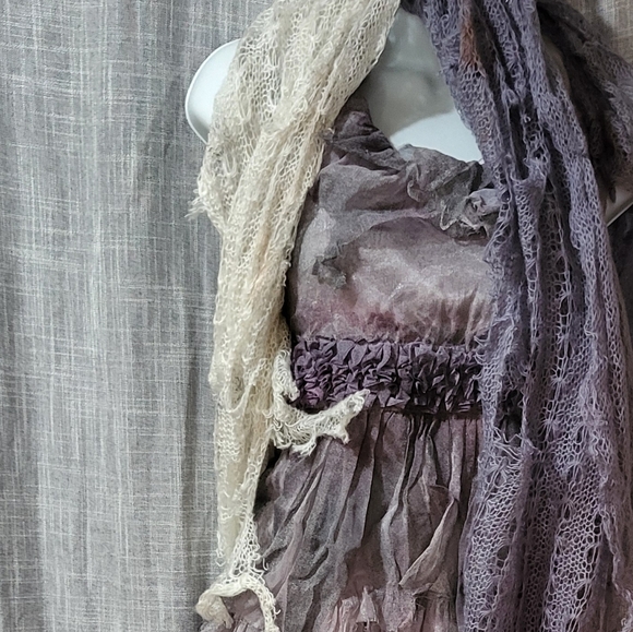 🎃 Zombie Dream Short Silk Layered Dress Halloween with accessories - Picture 8 of 15